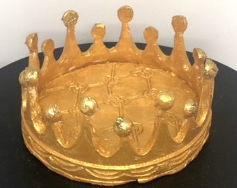 Golden Crown Cookie Cake Topper