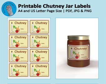 Chutney Labels - Etsy Australia