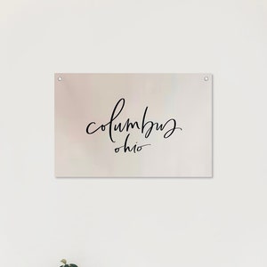 Columbus, Ohio | Canvas Wall Flag