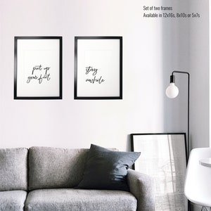 Put Up Your Feet & Stay Awhile | Wall Decor | Guest Room Decor