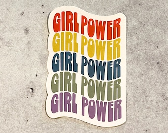 Girl Power Sticker | Feminist | Laptop Water Bottle Notebook Sticker