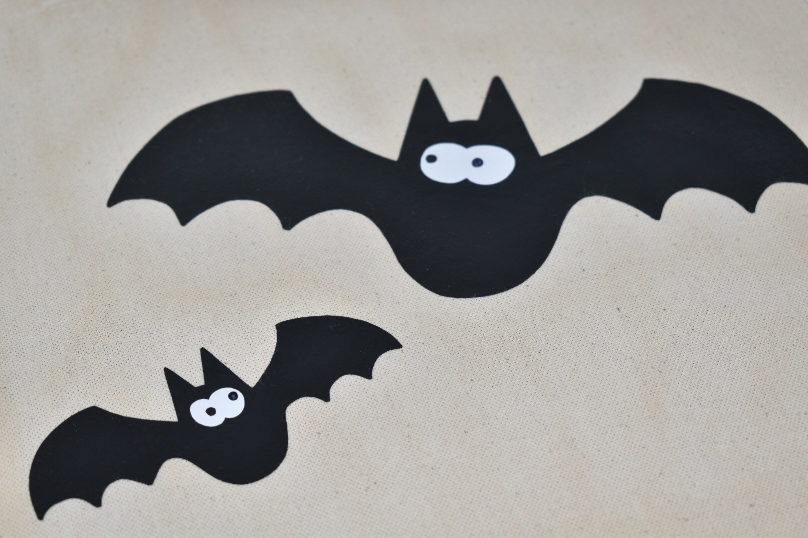 Handmade Trickortreat Bag Bats Halloween Tote Bag Etsy UK