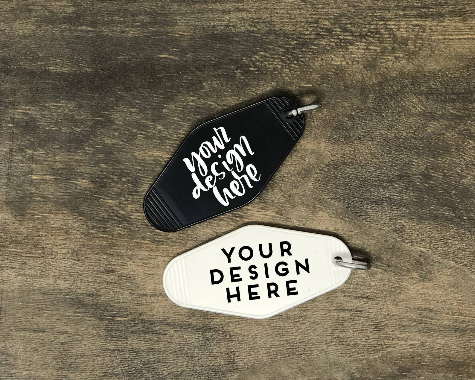 Custom Design Key Tag Vintage Motelstyle Key Tag Motel Etsy