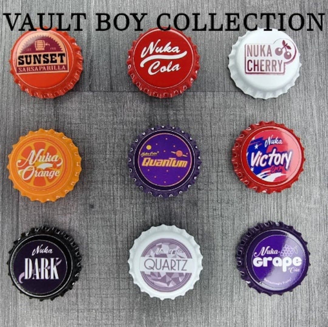 Cosplay Nuka Cola Cap Template