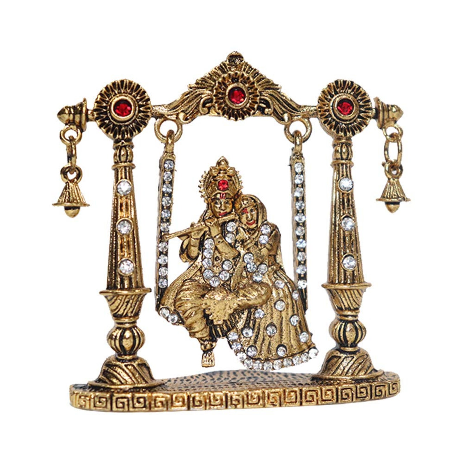Indian Traditional Lord Radha Krishna Car Dashboard Idol Etsy