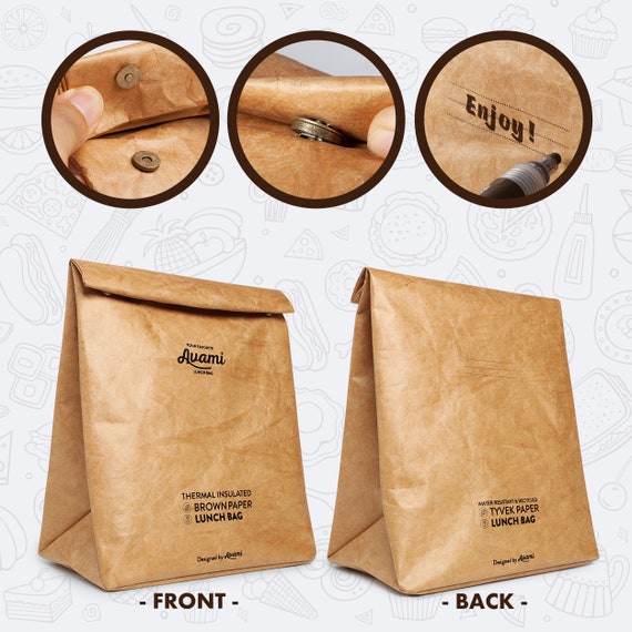 tyvek lunch bag