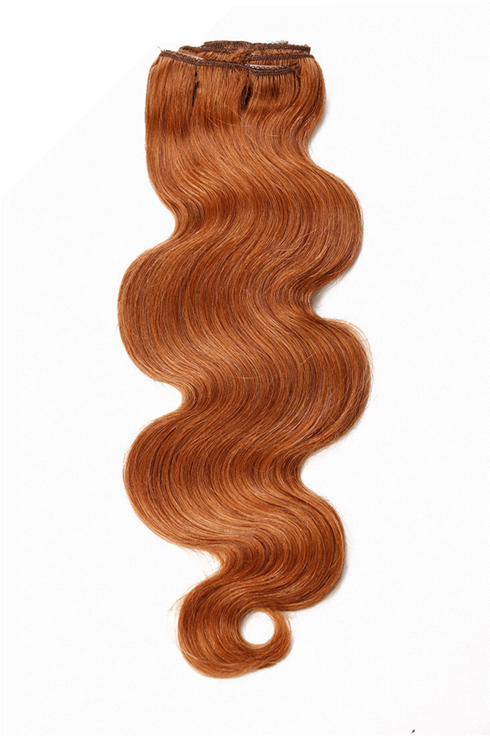 Copper Red Hair Extensions Body Wave Human Hair Clip ins 120 Etsy