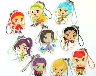 Dragon Quest XI Character Acrylic Charm Keychains (Single-Sided)