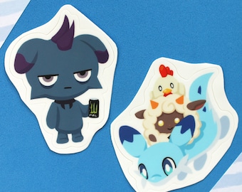 Palworld Depresso Chillet Pals Vinyl Stickers