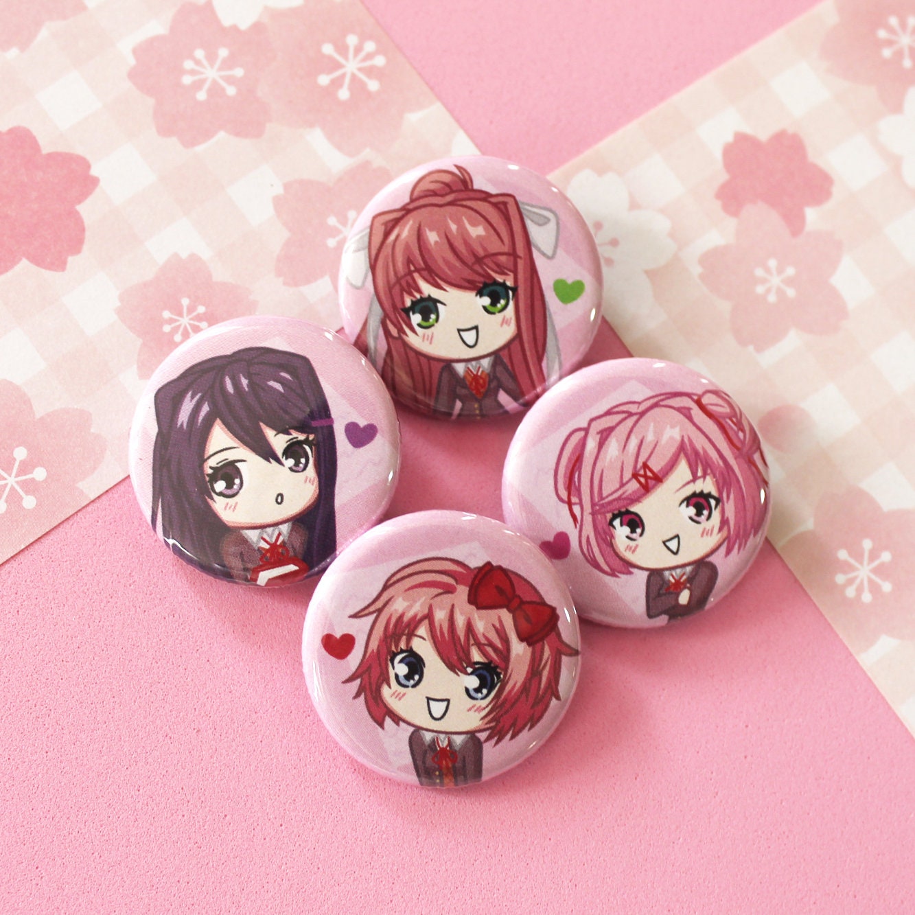 Doki Doki Literature Club Pin - Etsy