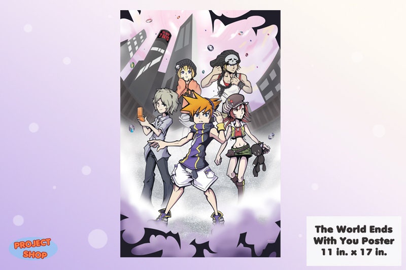 The World Ends With You 11x17 Inch Artwork Poster - Etsy