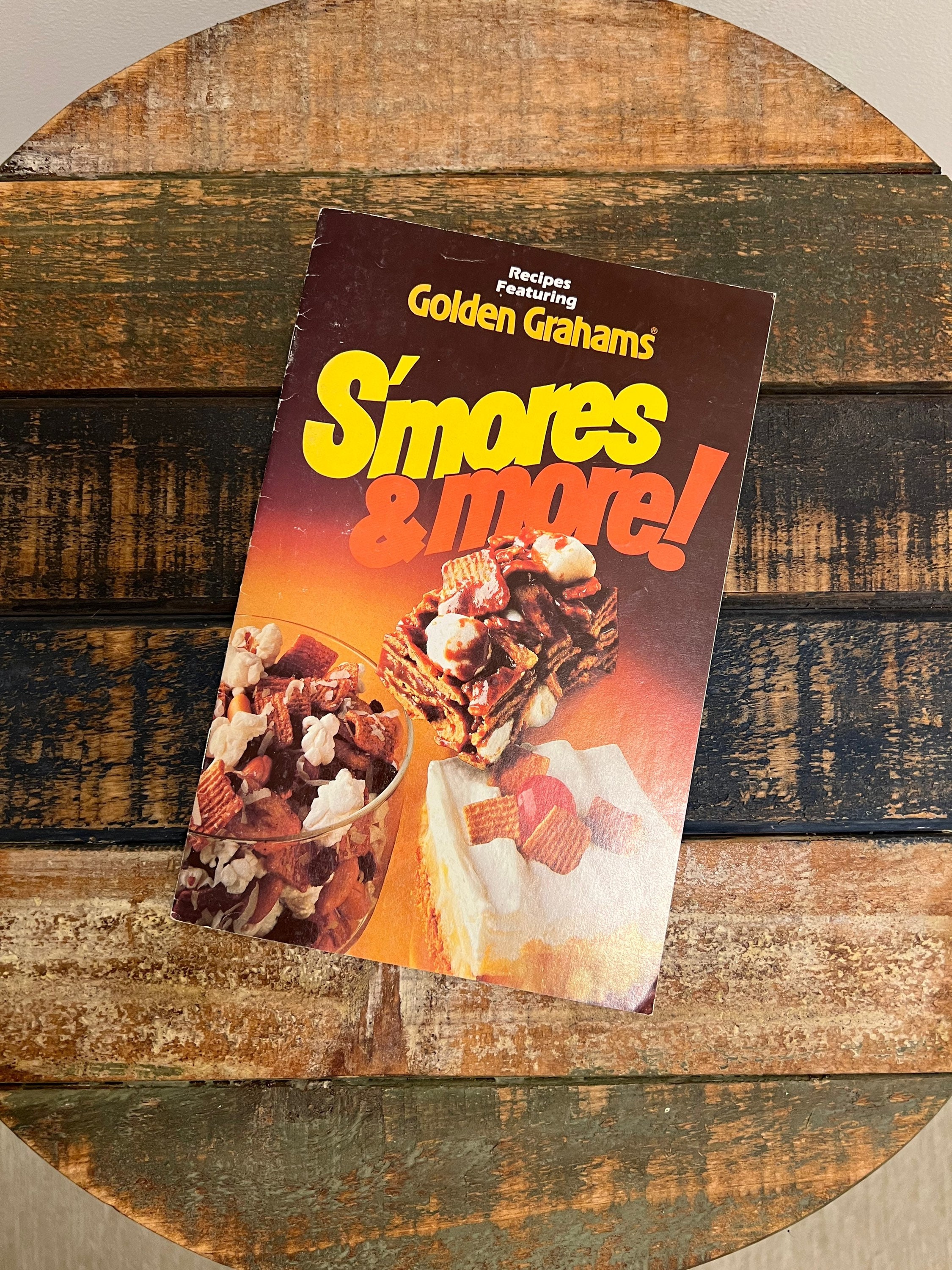 Vintage Golden Grahams Recipe Pamphlet, Paperback Vintage Cookbook, Golden Grahams Cereal Recipes, Vintage Recipe Booklet, Nostalgic Cereal