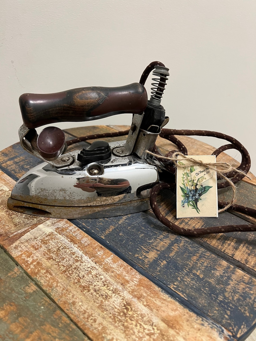 Vintage 1930 s Iron By General Electric Hotpoint Calrod Early Century vintage-1930-s-iron-by-general-electric-hotpoint-calrod-early-century