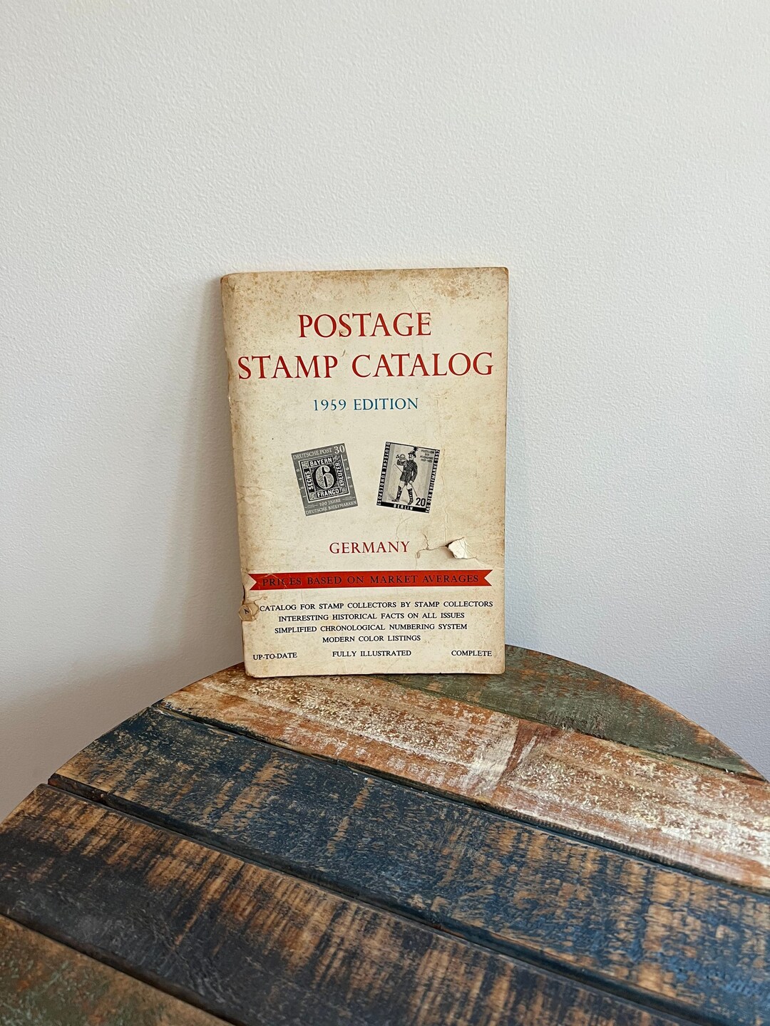 Germany Postage Stamp Catalog 1959 Edition, Antique Stamp Collectors