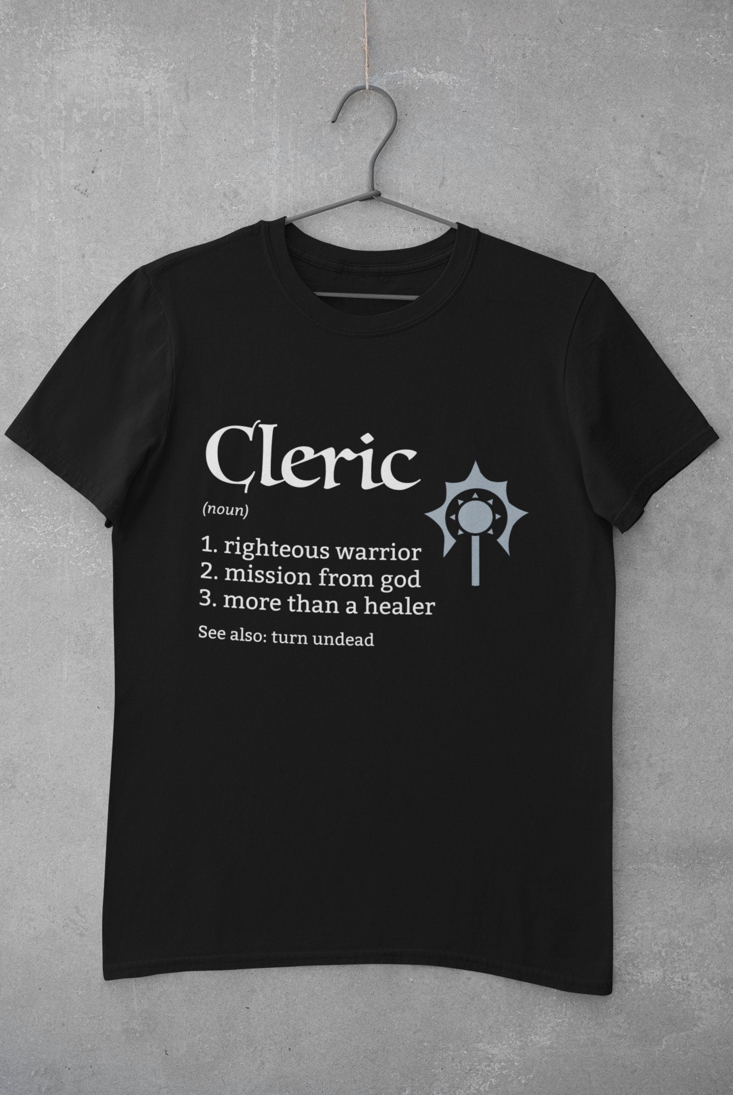 美品✨エンフォルド　KNIT CLERIC SHIRT 2024AW 38 D&D Cleric Shirt | Dungeons and Dragons Class Definition Unisex T