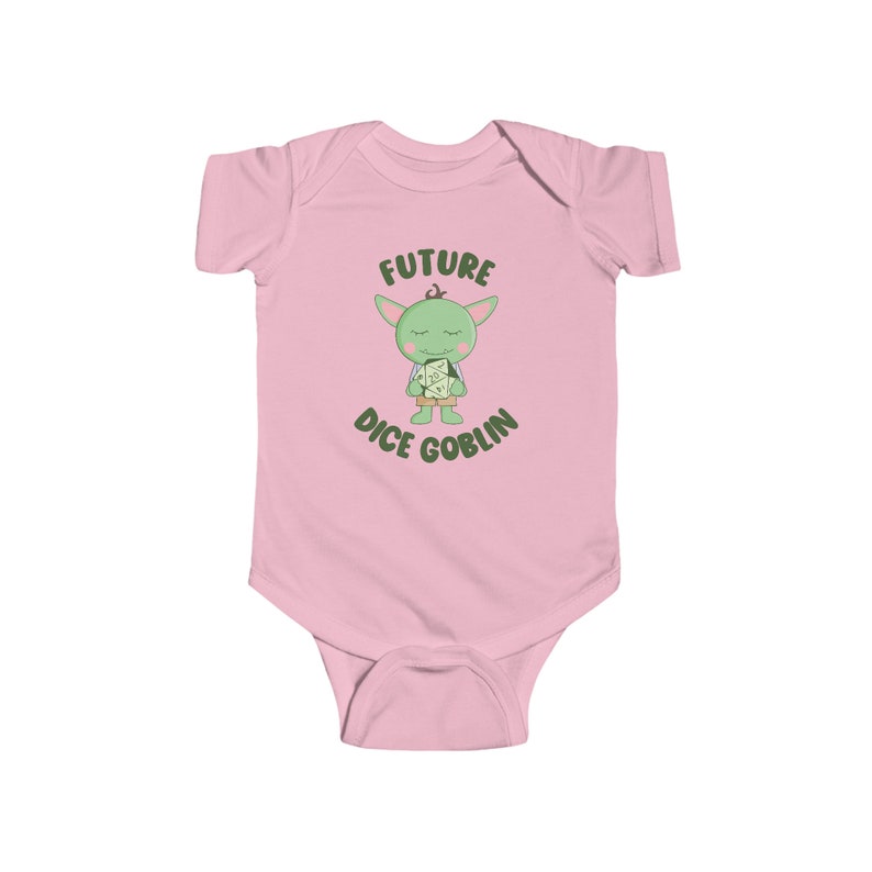 DnD Baby Bodysuit, Future Dice Goblin, Dungeons & Dragons Baby Clothes, DnD Baby Gift image 5