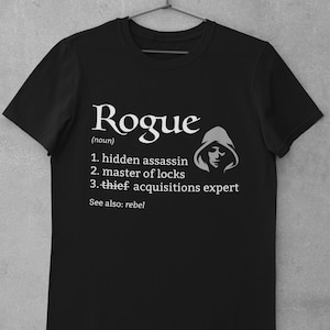 DnD Rogue Definition Shirt - Dungeons and Dragons T-Shirt