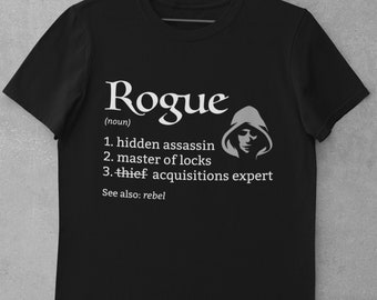 DnD Rogue Definition Shirt - Dungeons and Dragons T-Shirt
