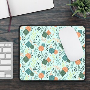 DnD Dice Mouse Pad | Dungeons & Dragons Dice Pattern Mousepad