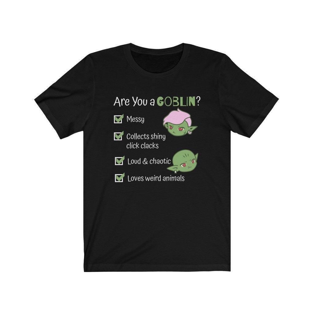 Funny Chaos Goblin T-shirt: D&D Personality Quiz Shirt - Etsy