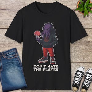 Mind Flayer T-Shirt: Funny Dungeons and Dragons RPG Gamer Tee