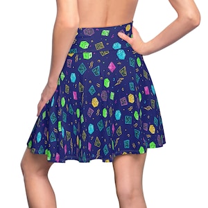 DnD Skater Skirt with Dice Pattern | Dungeons and Dragons Skirt image 7