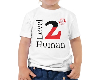 D&D Toddler Shirt Level 2 Human