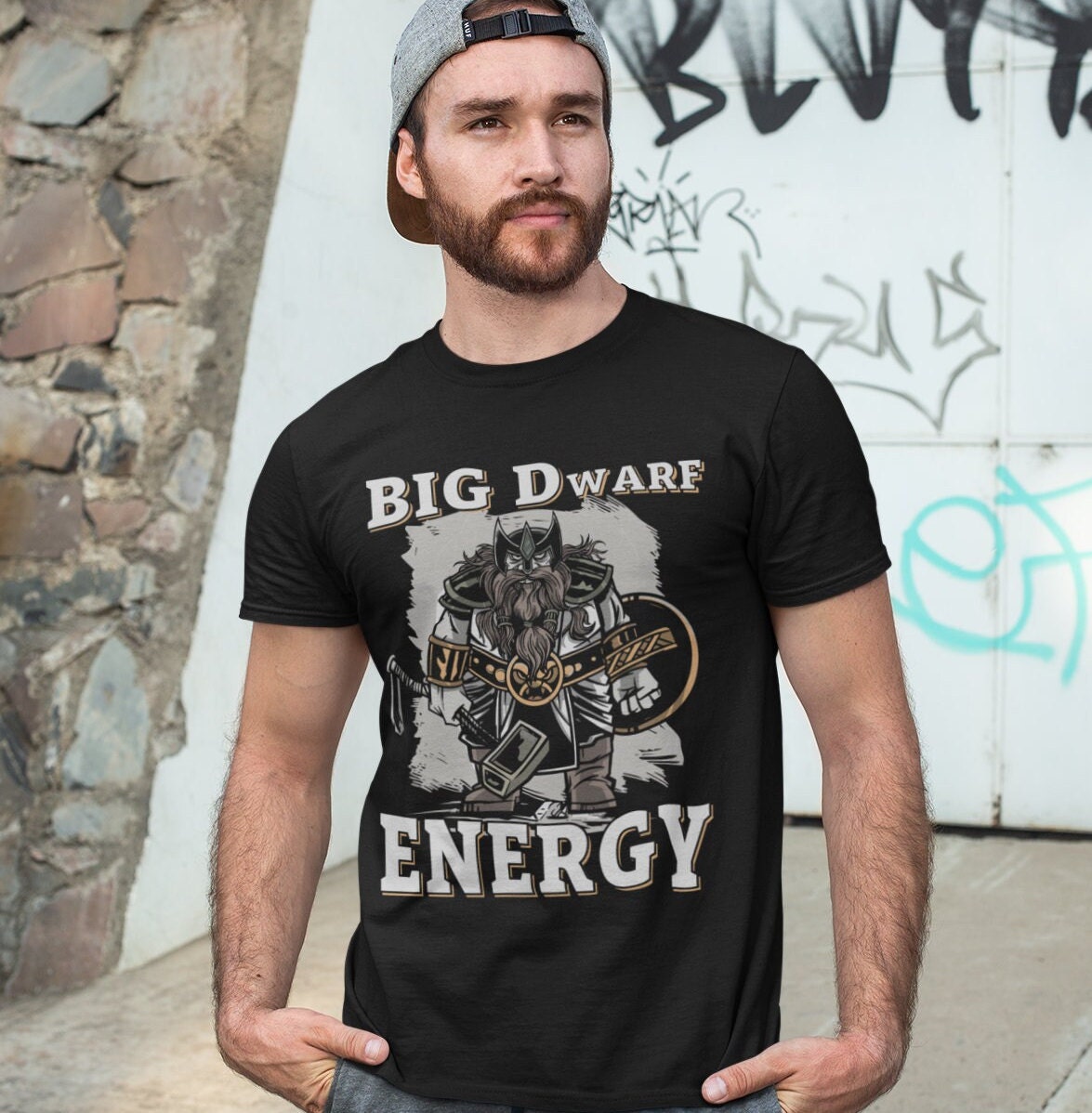 Big Dwarf Energy T-shirt: Fantasy RPG Unisex Tee - Etsy
