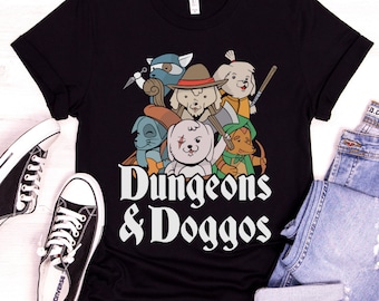 Koszulka Dungeons & Doggos | Koszulka Dungeons and Dragons