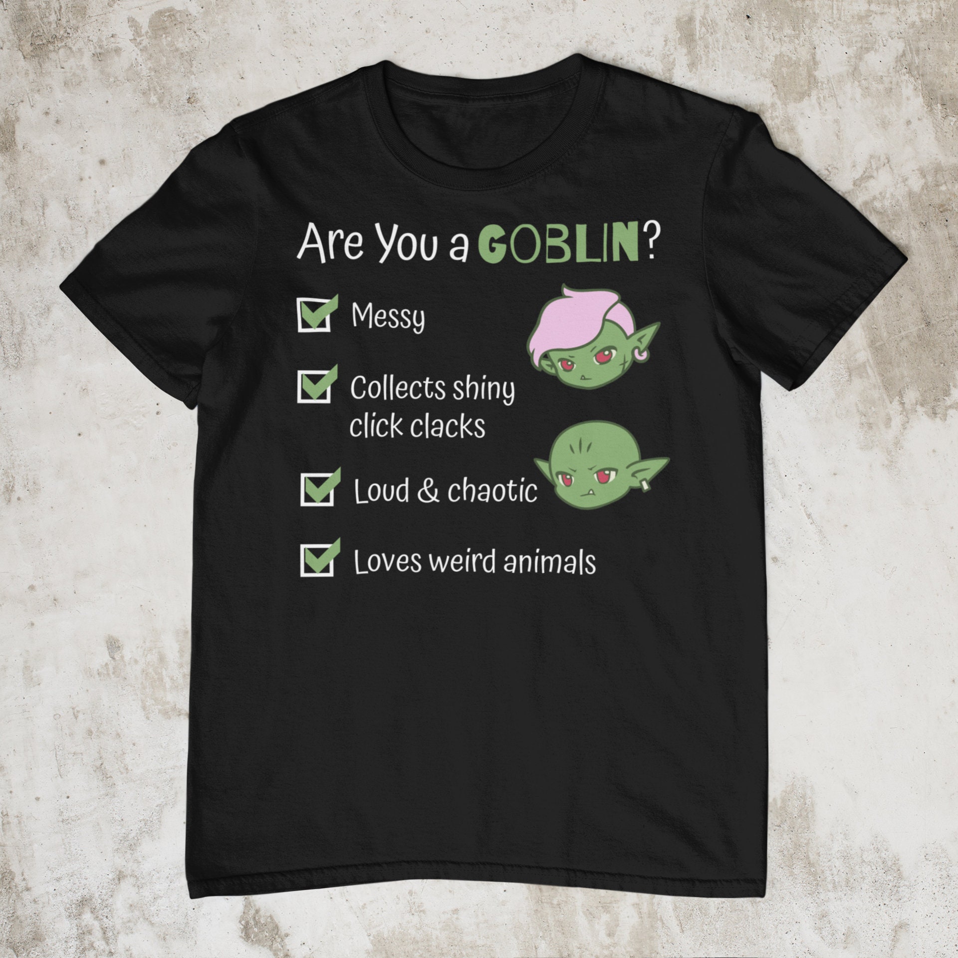 Goblin Personality Quiz D&D Goblin Shirt Kawaii - Etsy Australia Goblin Personality Quiz D&D Goblin Shirt Kawaii - Etsy Australia