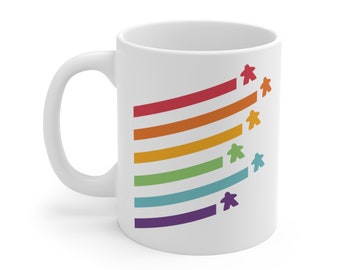 Board Gamer Mug | Board Gamer Meeple Mug