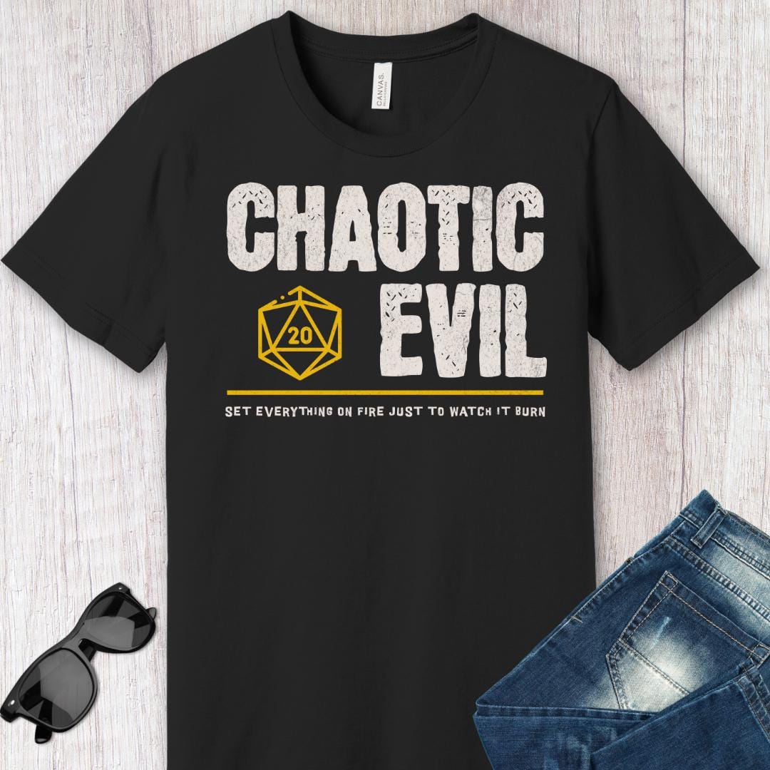 Funny Chaotic Grumpy Dice Set Collector Nerdy D20 T-Shirt Funny Chaotic Grumpy Dice Set Collector Nerdy D20 T-Shirt