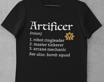 D&D Artificer Shirt | Dungeons and Dragons Class Definition