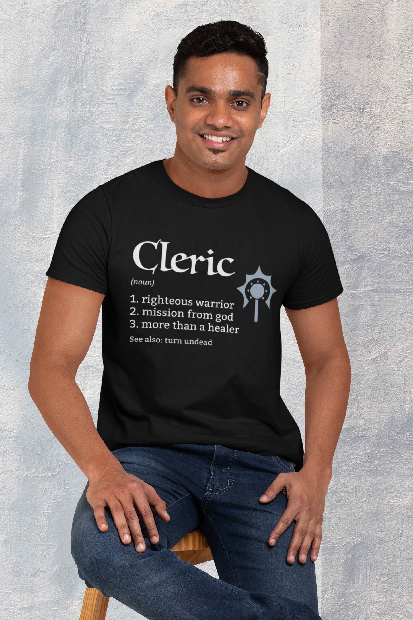 D&D Cleric Shirt | Dungeons and Dragons Class Definition Unisex T