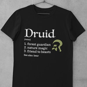 D&D Druid Shirt | Dungeons and Dragons Class Definition Unisex T-Shirt