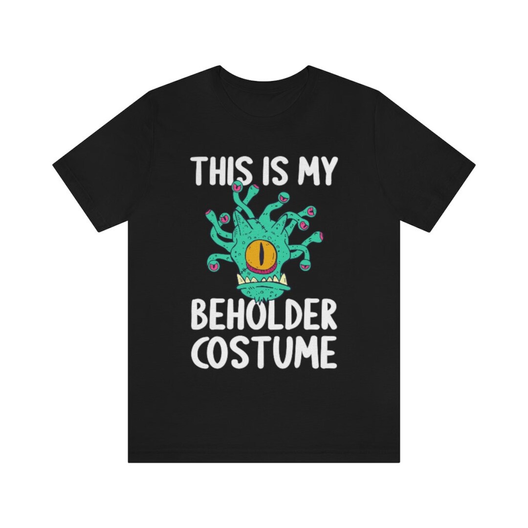 D&D Halloween Costume Shirt This is My Beholder Costume Cos Etsy