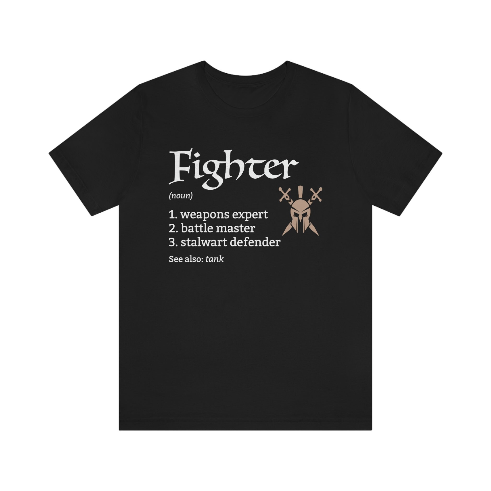 D&D Fighter Shirt | Dungeons and Dragons Class Definition Unisex T 