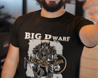 Big Dwarf Energy T-shirt: Fantasy RPG Unisex Tee - Etsy