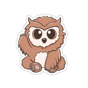 DnD Owlbear Sticker | Dungeons and Dragons Kawaii Owlbear Sticker | Bg3 Owlbear