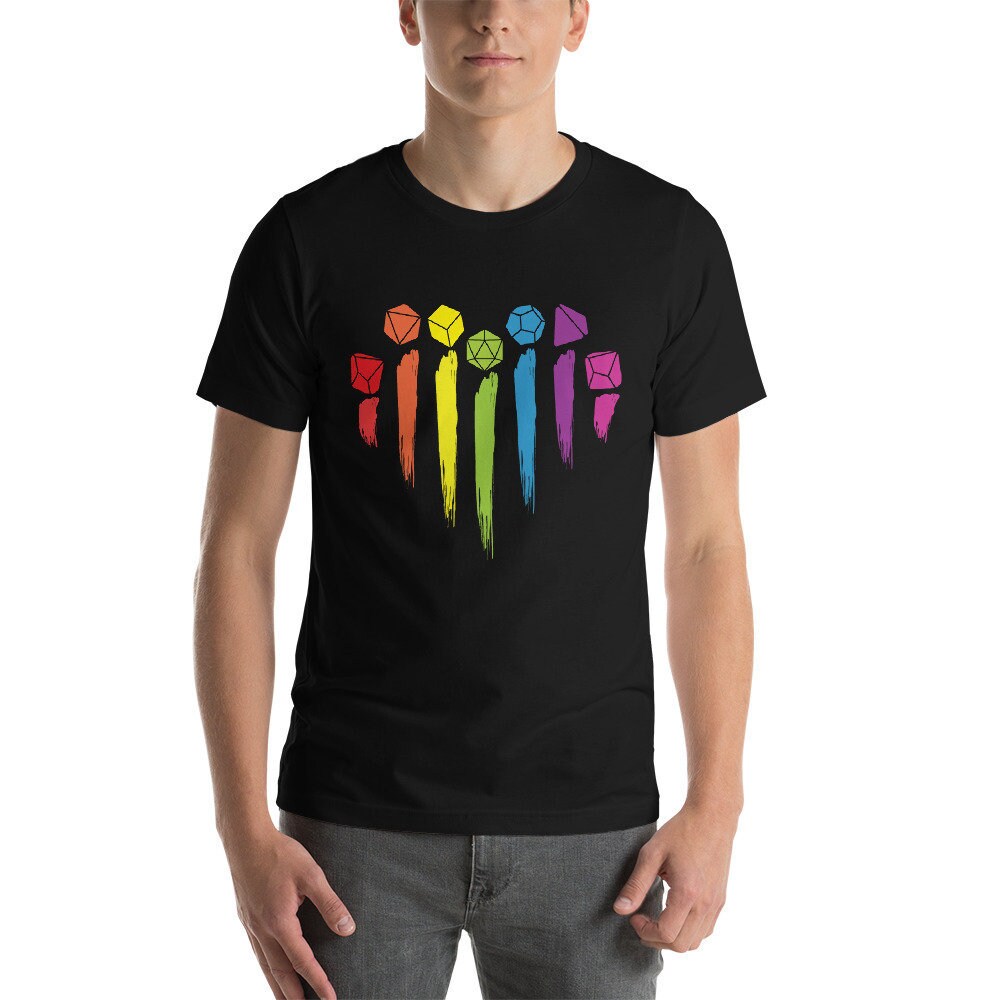 D\u0026D LGBTQ Gay Pride Shirt With a 