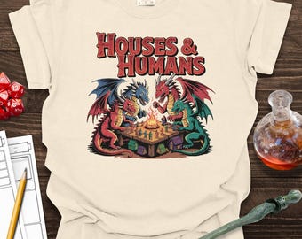 Comfort Colors DnD T-Shirt - Houses & Humans