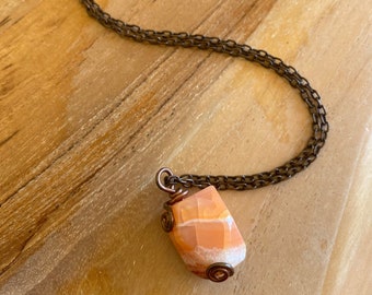 New Unique Authentic Stone Necklace