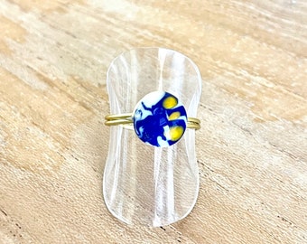 Handmade Glass Lampwork Ring