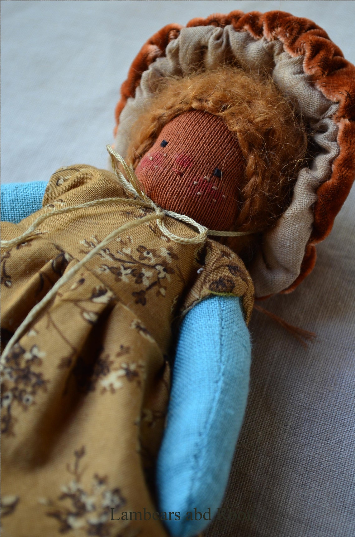 Mushroom Doll Natural toy Etsy