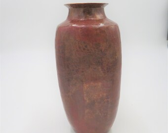 Santa Clara Copper Vase Handmade 6.5" Vase by Antonio Castro Hdz