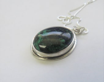 Bisbee Azurite & Malachite Pendant - 31 Carats