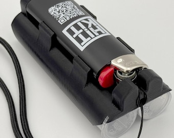 Double Barrel. Two doob tubes +  a lighter!