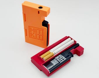 Flamethrower v2! Holds your smokes and lighter.