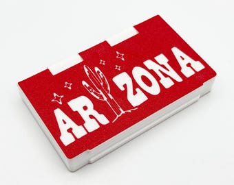 Arizona Hit Kit. Case for your smokes + lighter. Embedded magnets secure it shut!