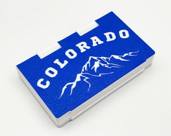 Colorado Hit Kit. Case for your smokes + lighter. Embedded magnets secure it shut!